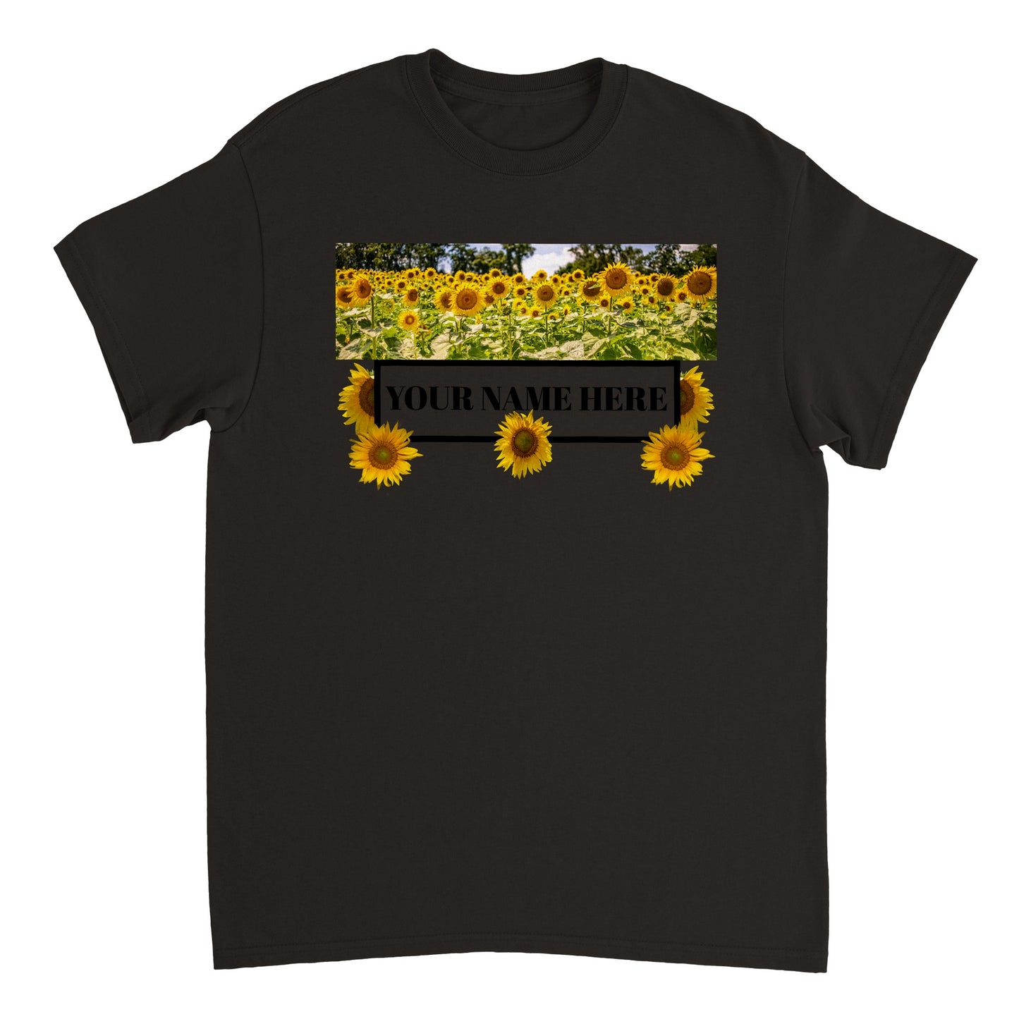 Heavyweight Unisex Crewneck T-shirt DO NOT PURCHASE UNTILL I CHANGE THE "YOUR NAME HERE"