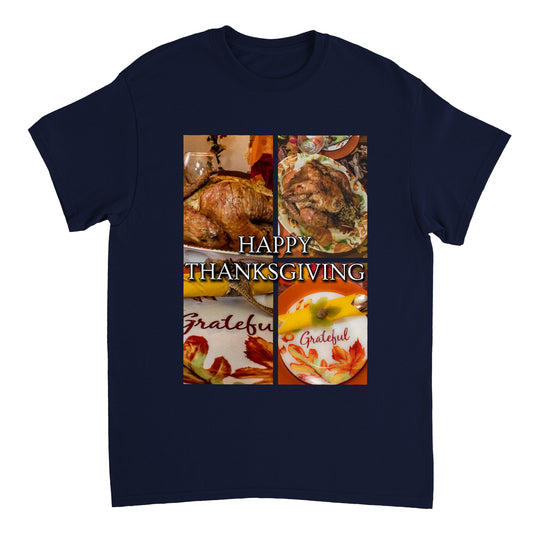 Thanksgiving Heavyweight Unisex Crewneck T-shirt