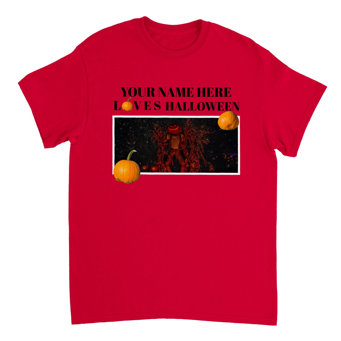 Heavyweight Unisex Crewneck T-shirt DO NOT PURCHASE UNTILL I CHANGE THE "YOUR NAME HERE"