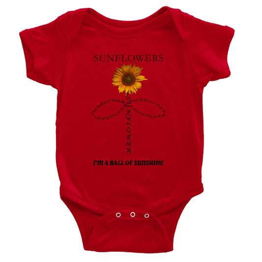 Classic Baby Short Sleeve Bodysuit FUNNY