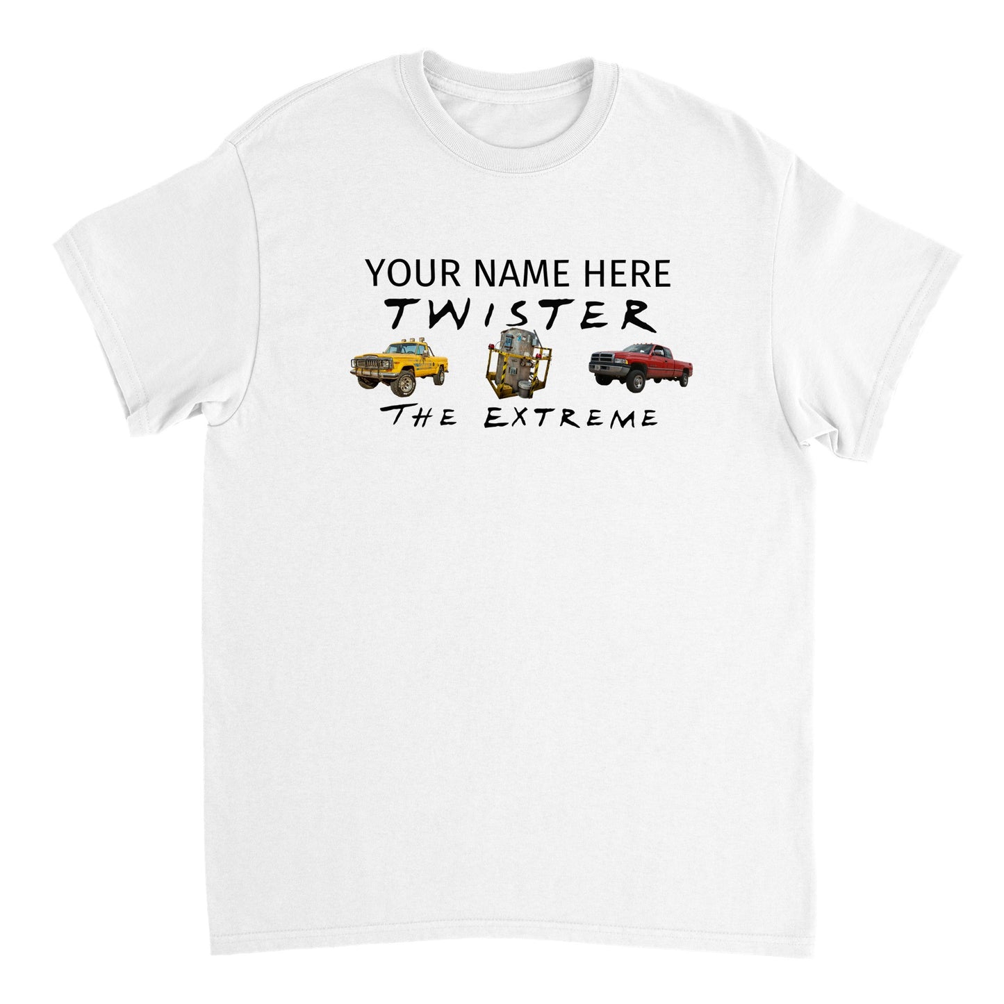 Heavyweight Unisex Crewneck T-shirt DO NOT PURCHASE UNTILL I CHANGE THE "YOUR NAME HERE"