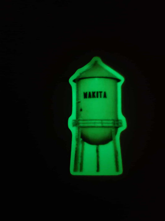 GLOW IN THE DARK WAKITA OKLAHOMA STICKER