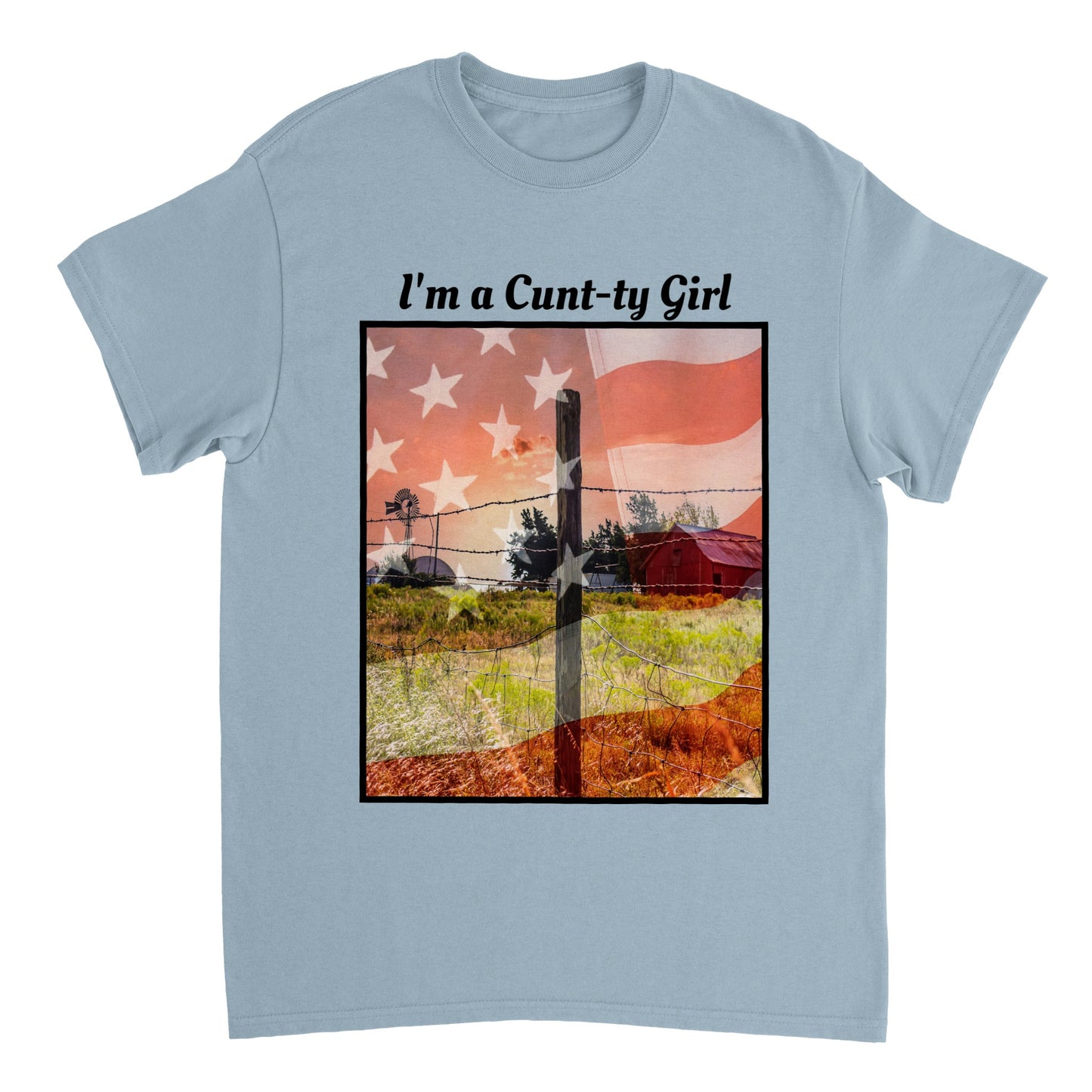 IM A COUNTRY GIRL TOP Heavyweight Unisex Crewneck T-shirt