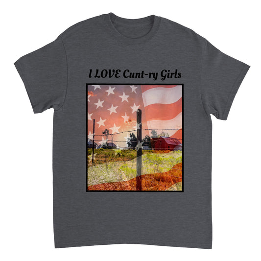 I lOVE TOP Heavyweight Unisex Crewneck T-shirt