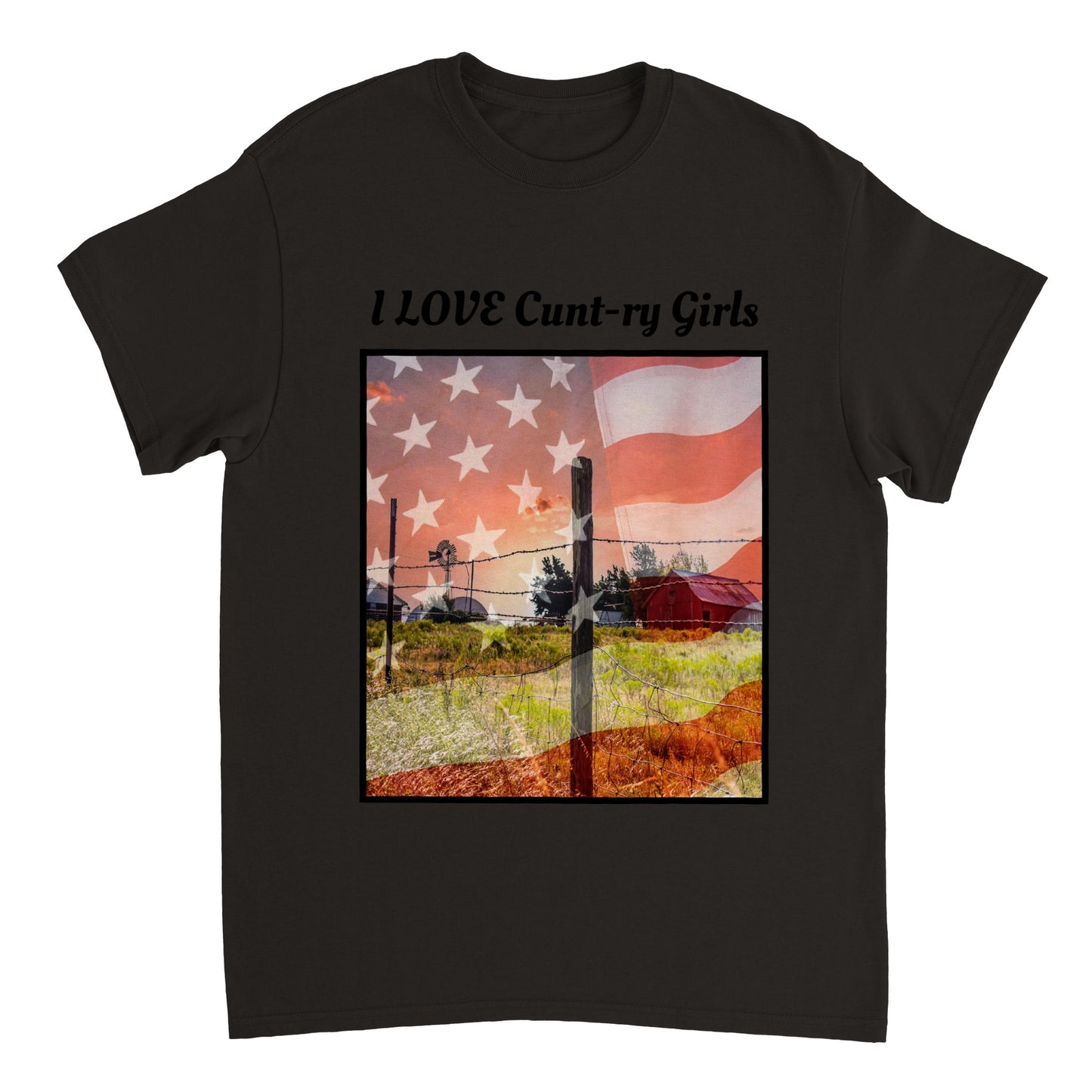 I lOVE TOP Heavyweight Unisex Crewneck T-shirt