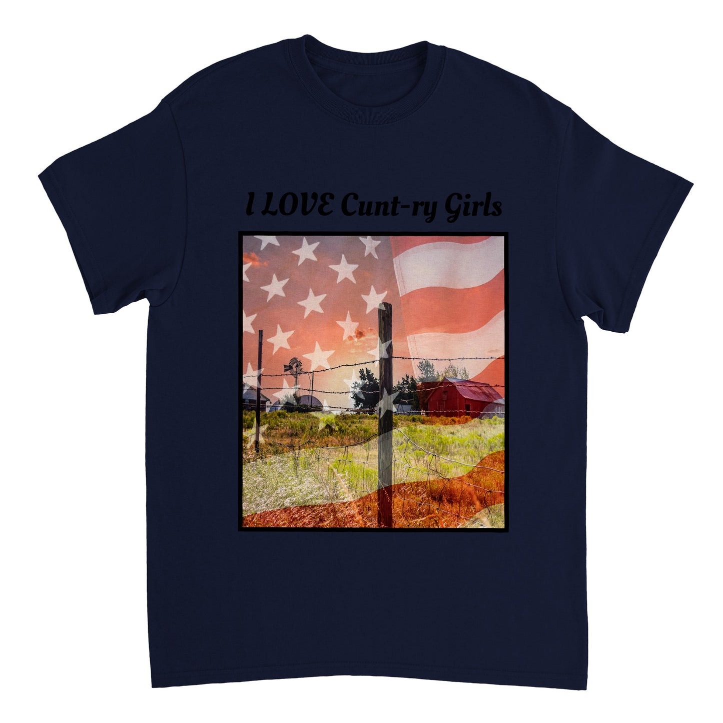I lOVE TOP Heavyweight Unisex Crewneck T-shirt