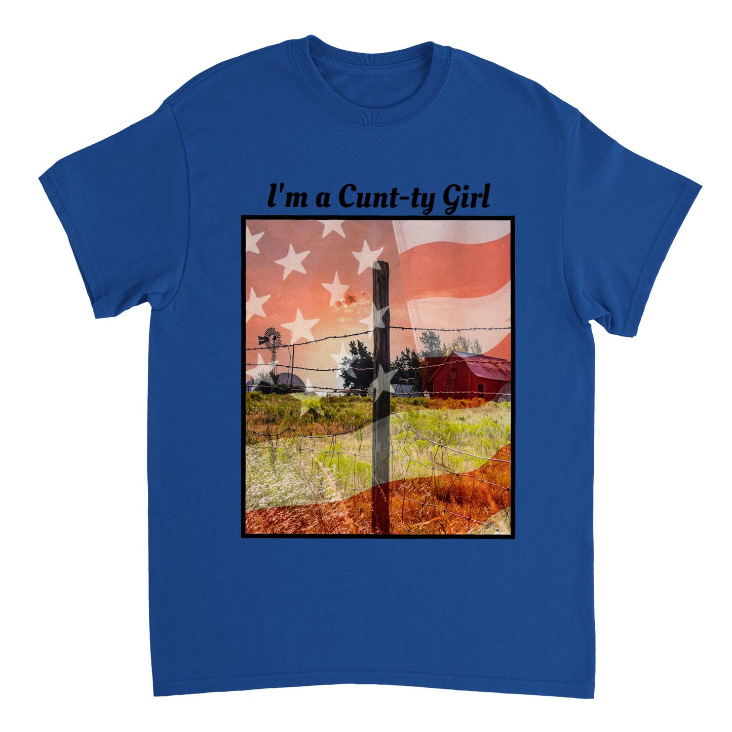 IM A COUNTRY GIRL TOP Heavyweight Unisex Crewneck T-shirt