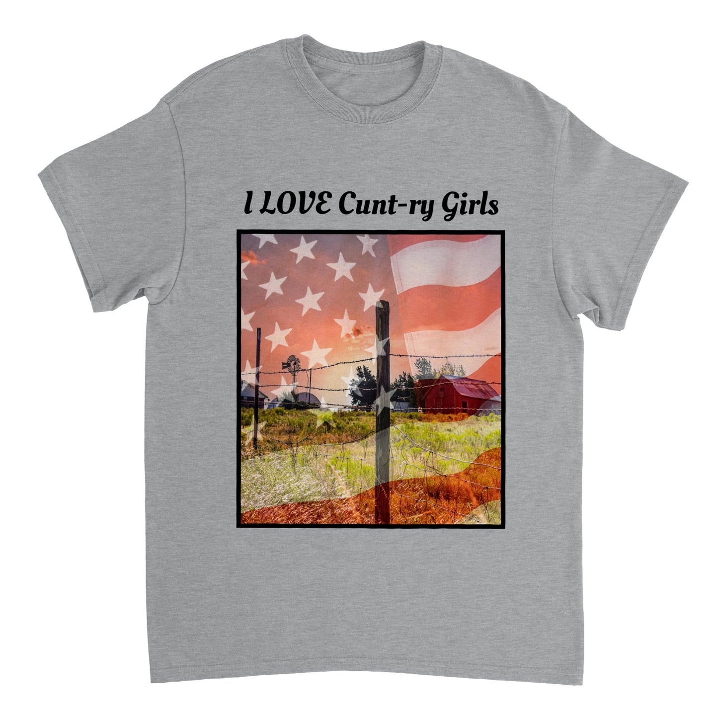 I lOVE TOP Heavyweight Unisex Crewneck T-shirt
