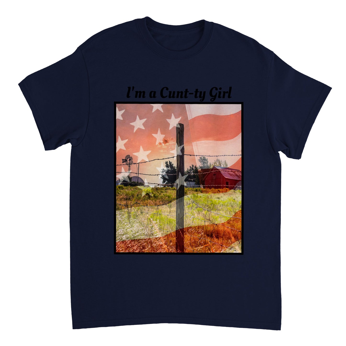 IM A COUNTRY GIRL TOP Heavyweight Unisex Crewneck T-shirt