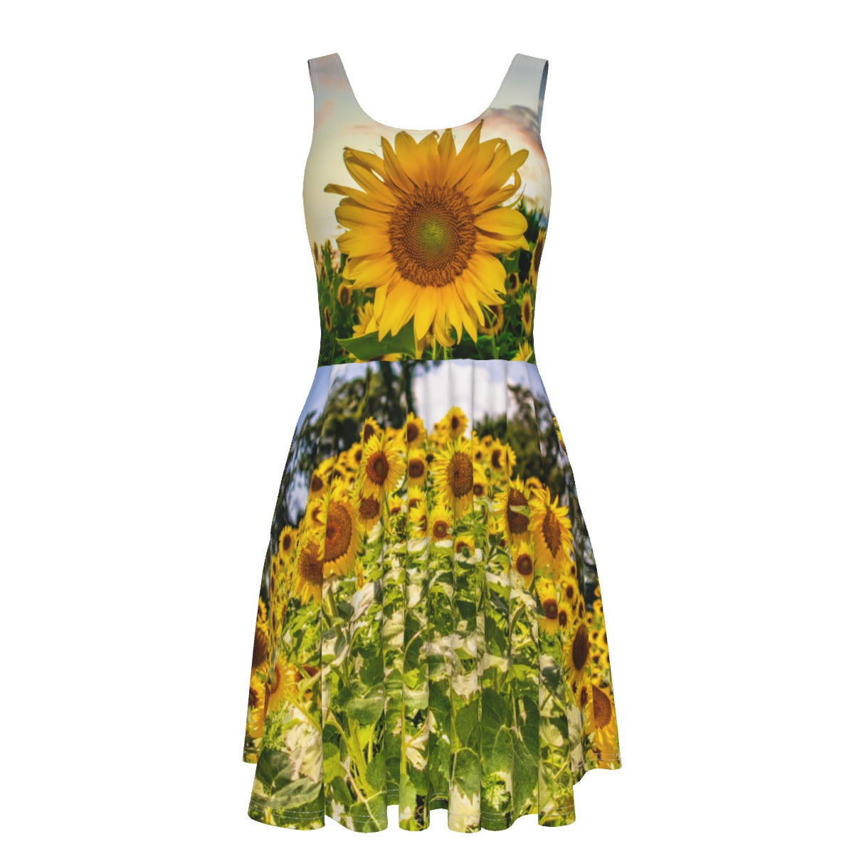 All-Over Print Women's Tank Vest Dress
