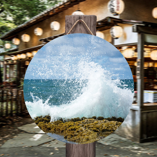 Round House Number Door Hanger