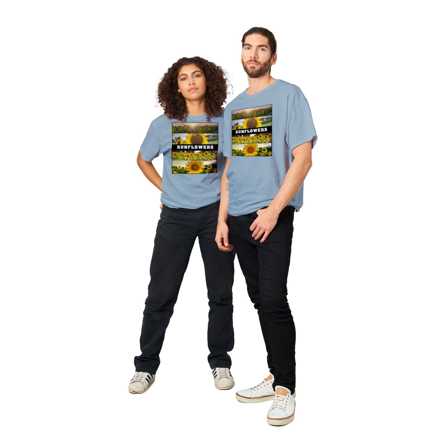 Sunflowers Heavyweight Unisex Crewneck T-shirt