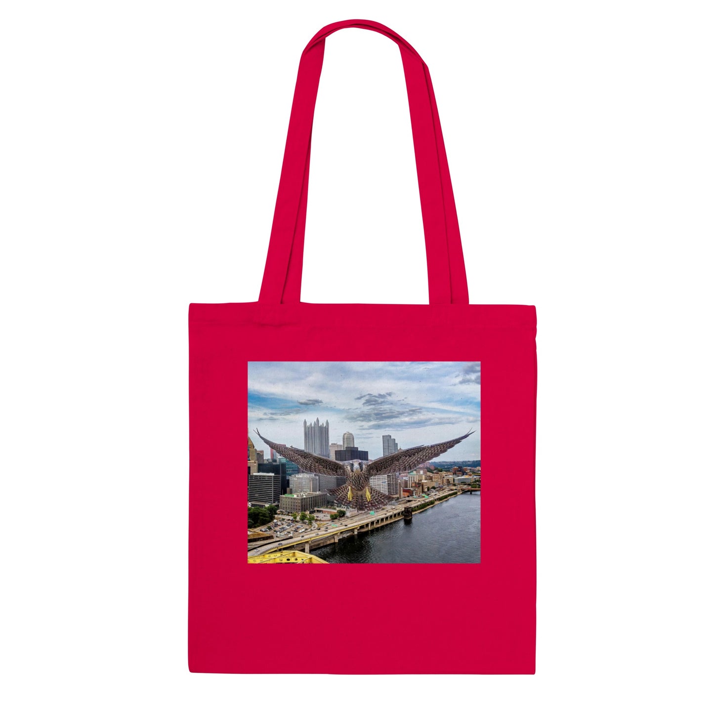 Bird over Pittsburgh Classic Tote Bag