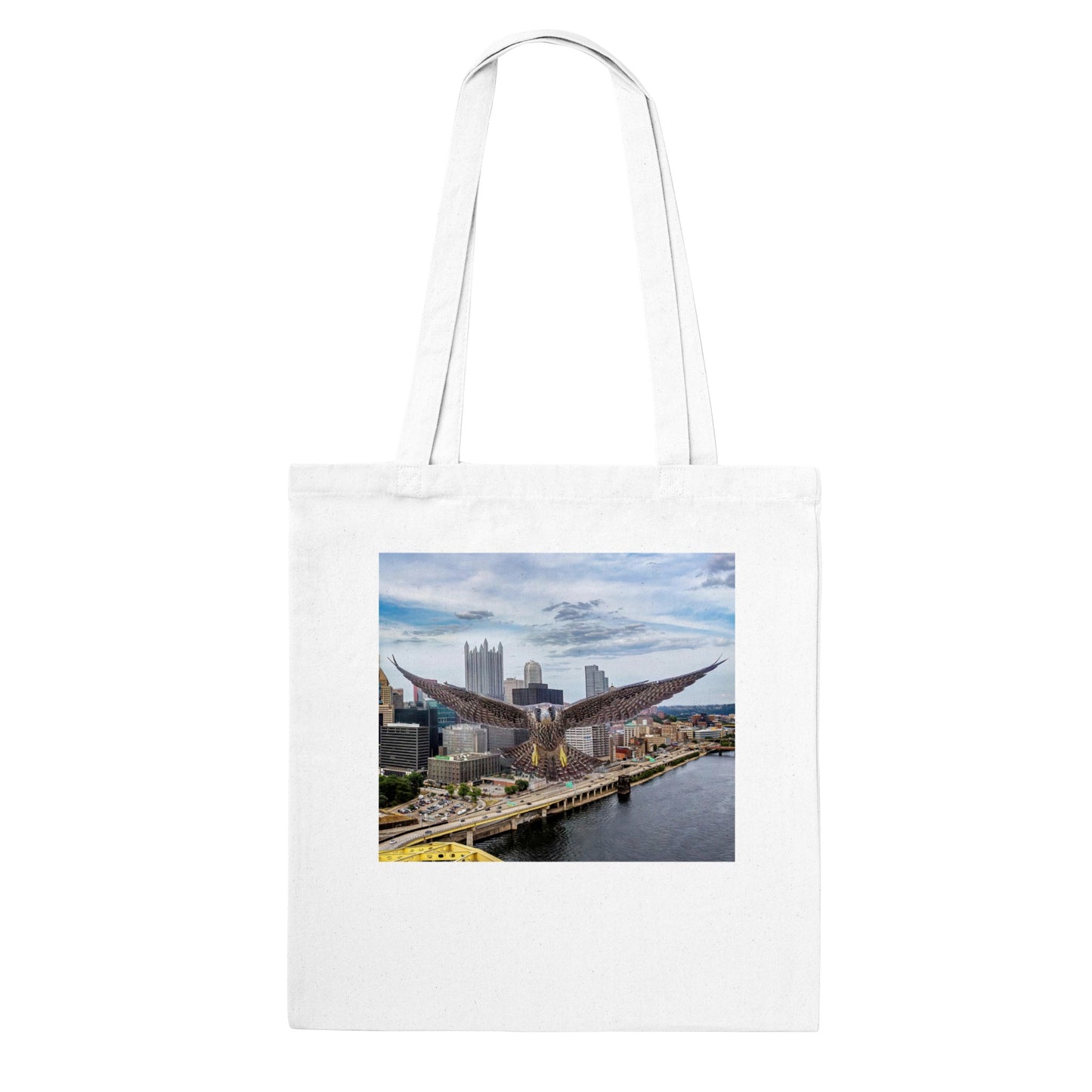 Bird over Pittsburgh Classic Tote Bag