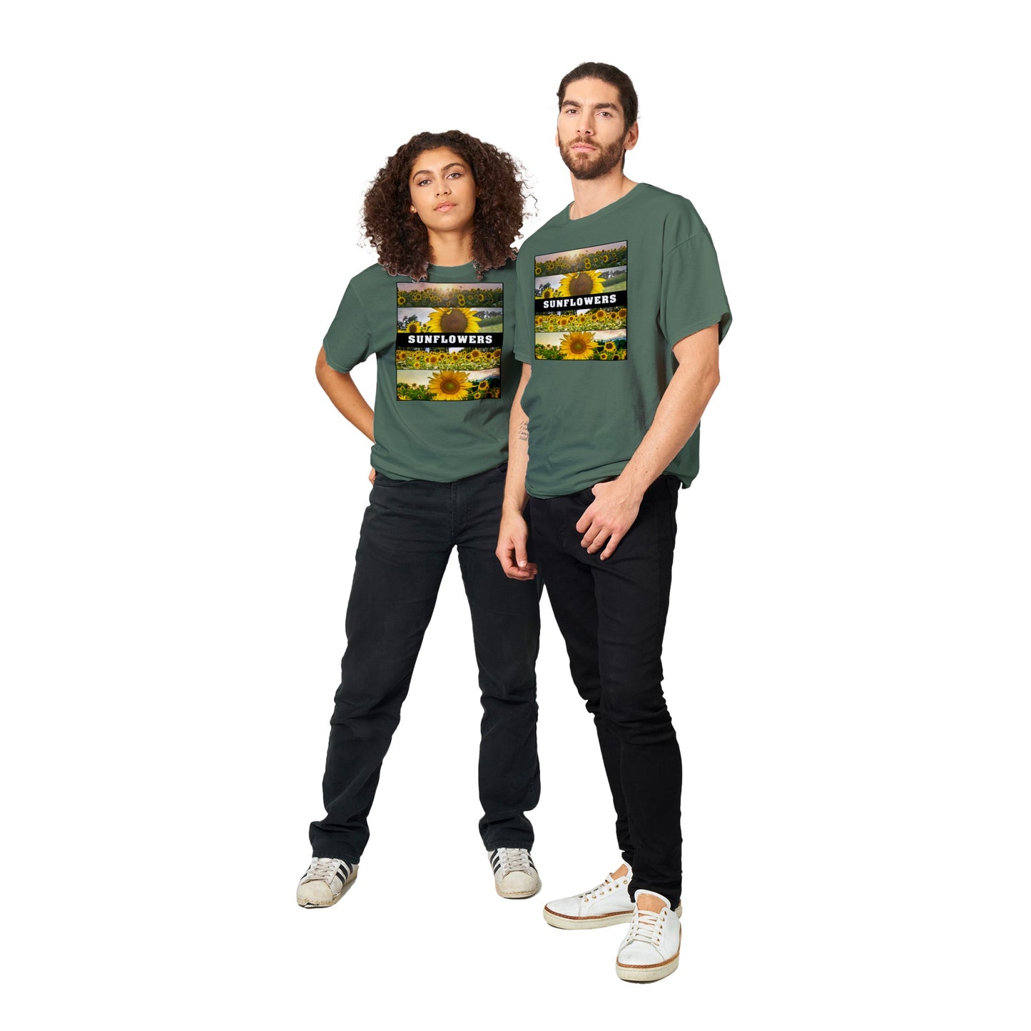 Sunflowers Heavyweight Unisex Crewneck T-shirt