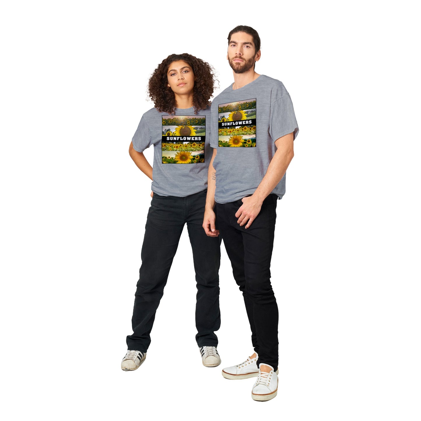 Sunflowers Heavyweight Unisex Crewneck T-shirt