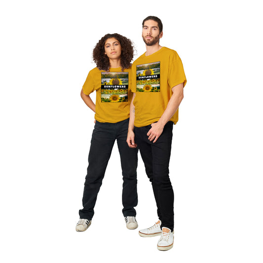 Sunflowers Heavyweight Unisex Crewneck T-shirt