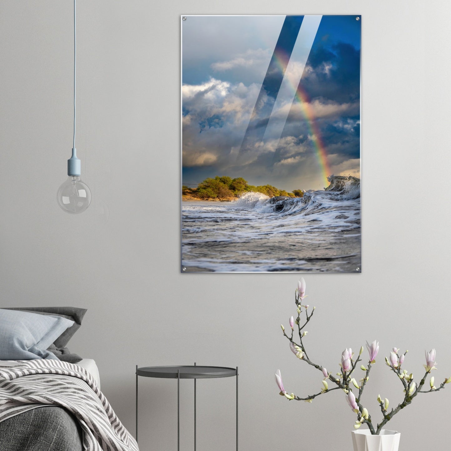 Rainbow print of Hawaii Acrylic Print