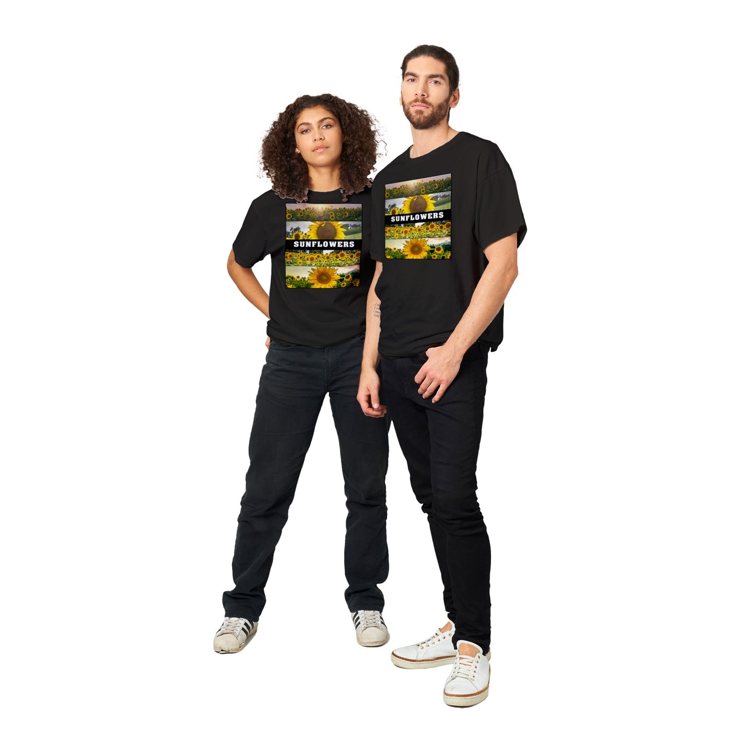 Sunflowers Heavyweight Unisex Crewneck T-shirt