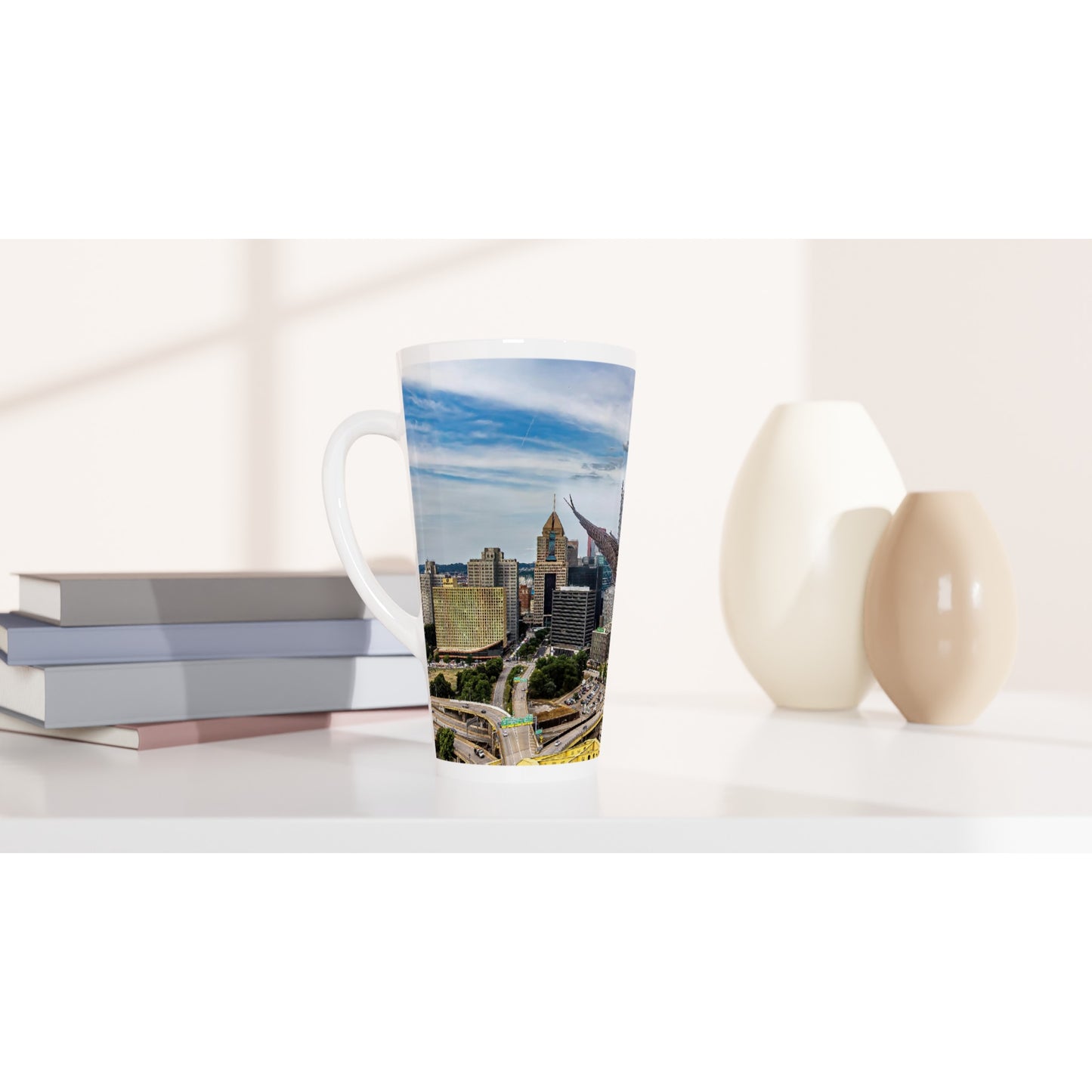 White Latte 17oz Ceramic Mug