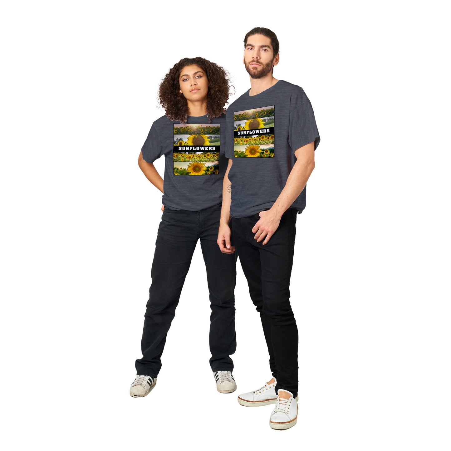Sunflowers Heavyweight Unisex Crewneck T-shirt