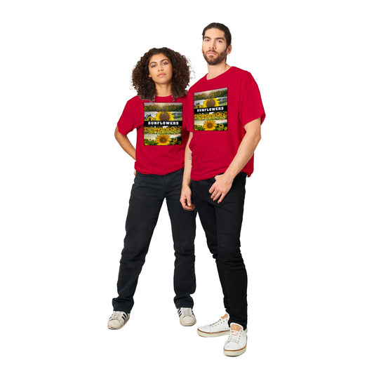 Sunflowers Heavyweight Unisex Crewneck T-shirt