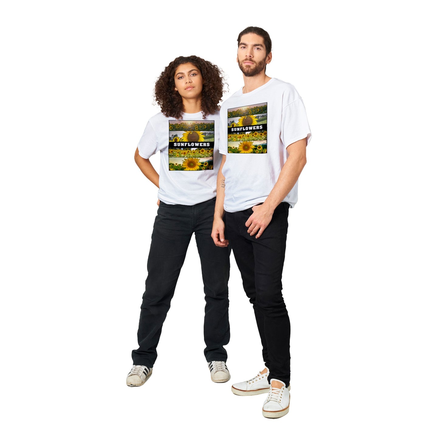 Sunflowers Heavyweight Unisex Crewneck T-shirt