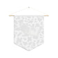 Cow Print Wall Pennant with Vintage Bottle Design