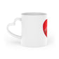 Goodnight Heart Mug — Red Heart Graphic Coffee Cup, Romantic Gift for Valentines & Bedtime