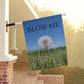 Garden Flag – Dandelion "Blow Me" Decorative Yard Banner