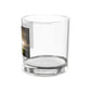 10oz Rocks Glass with Surreal Castle Landscape Print — Moody Fantasy Whiskey Tumbler