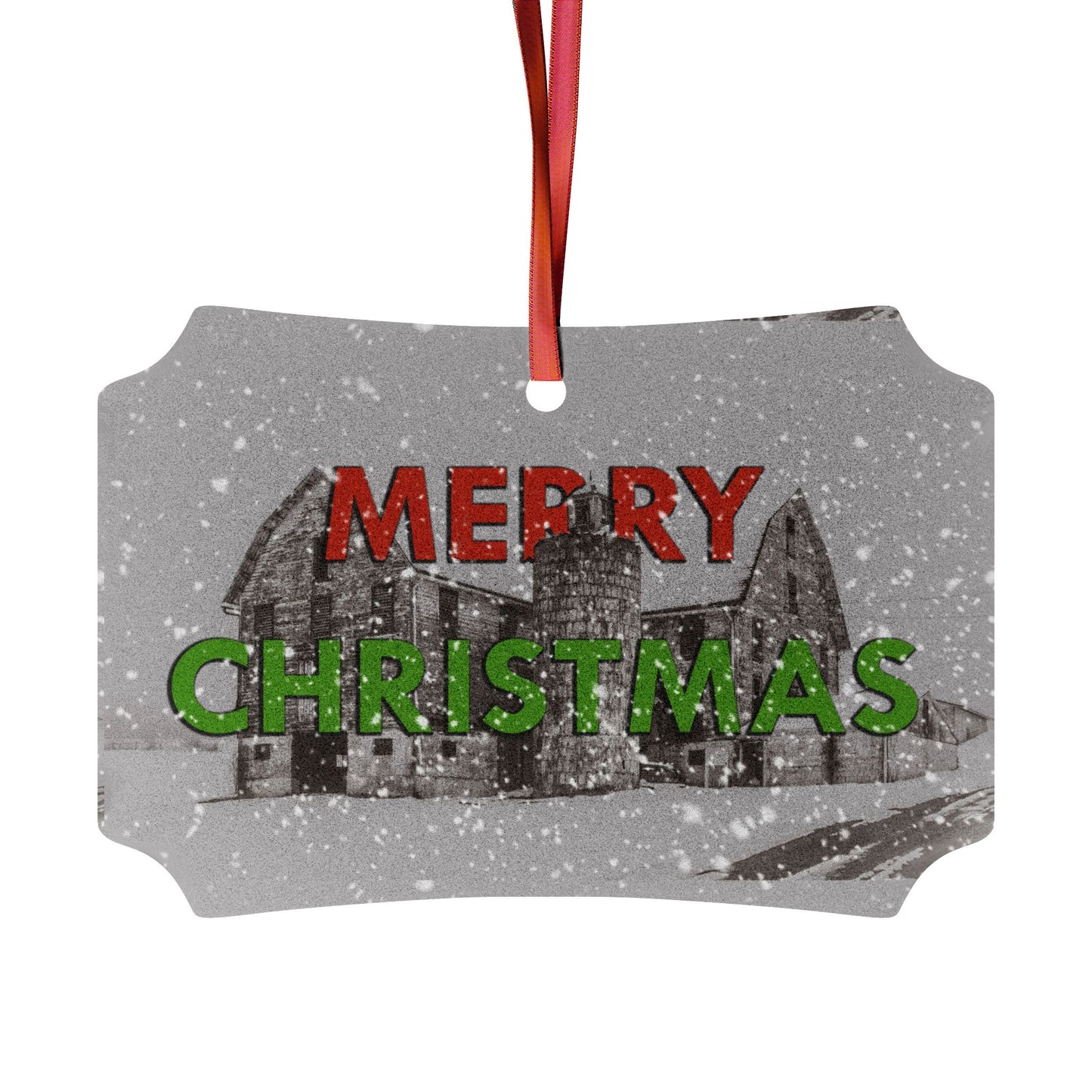 Merry Christmas Aluminum Ornaments - Festive Holiday Decorations (1pc, 5pcs, 10pcs, 20pcs)