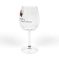 12oz Wine Glass – Red Pickup Truck Design with "See You in Hell" Script