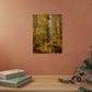 Autumn Nature Wall Art, Metal Print of Birch Tree, Rustic Home Decor, Fall Decoration, Woodland Photography, Nature Lover Gift