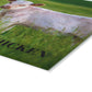 Rustic Glass Cutting Board | 'Eat More Chicken' Design for Farm Lovers & Home Chefs