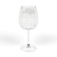 12oz Wine Glass – Red Pickup Truck Design with "See You in Hell" Script