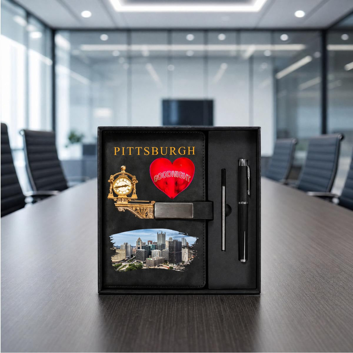 Notebook Gift Set with Metal Pen
