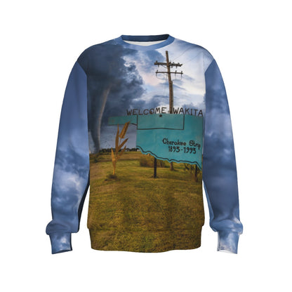 All-Over Print  Sweater