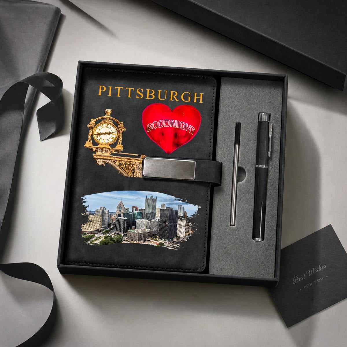 Notebook Gift Set with Metal Pen