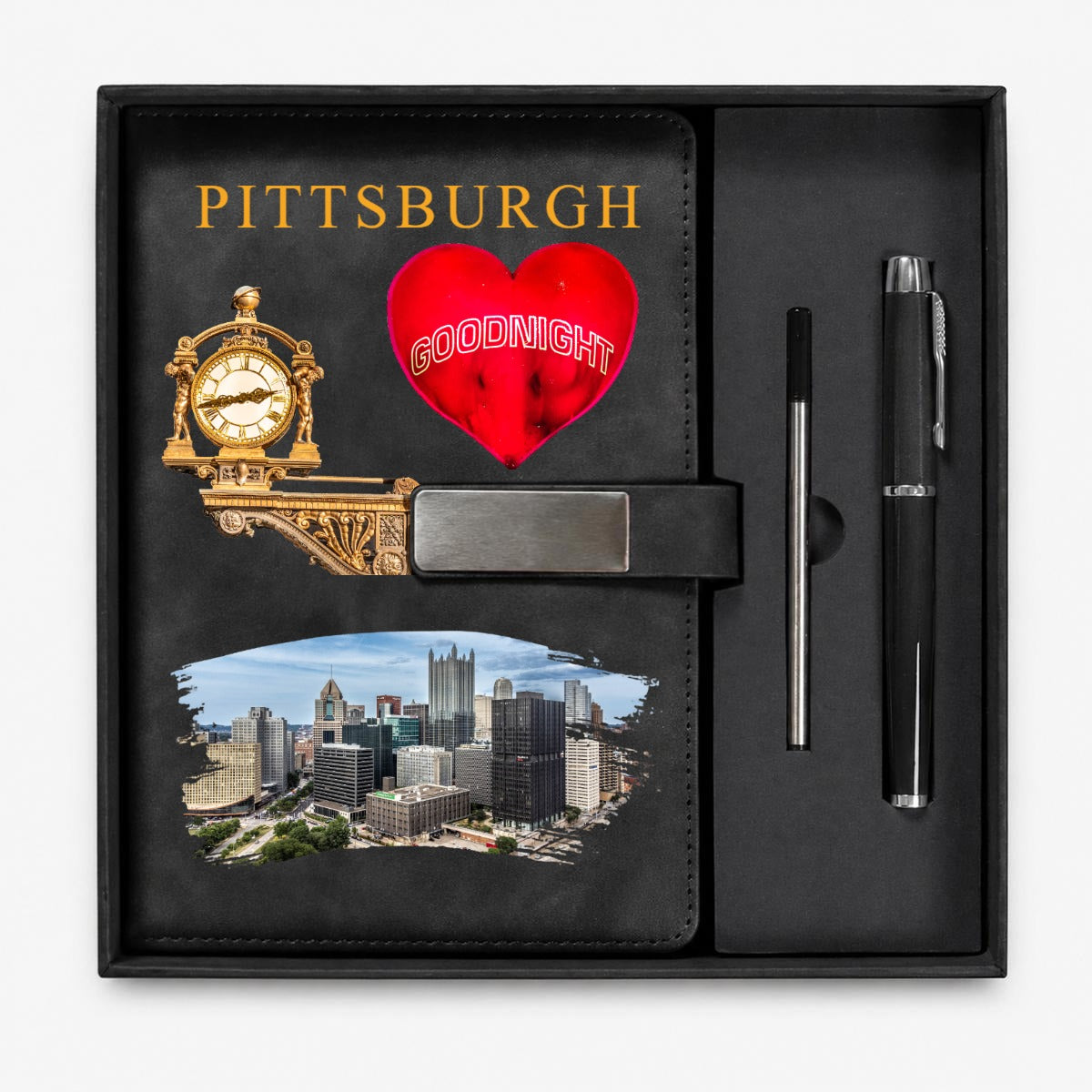 Notebook Gift Set with Metal Pen