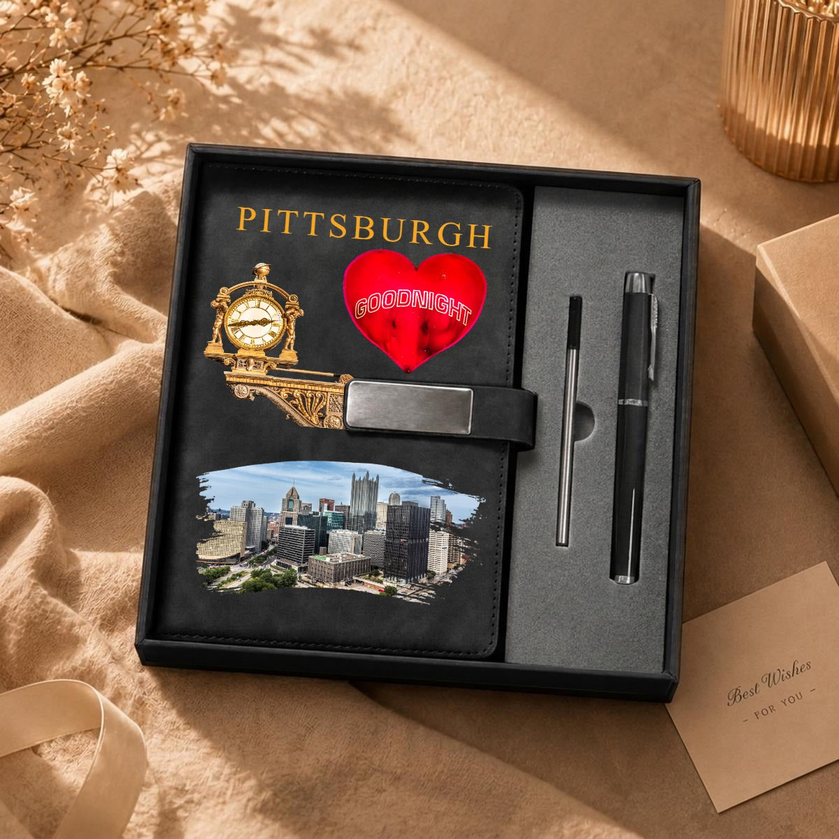 Notebook Gift Set with Metal Pen