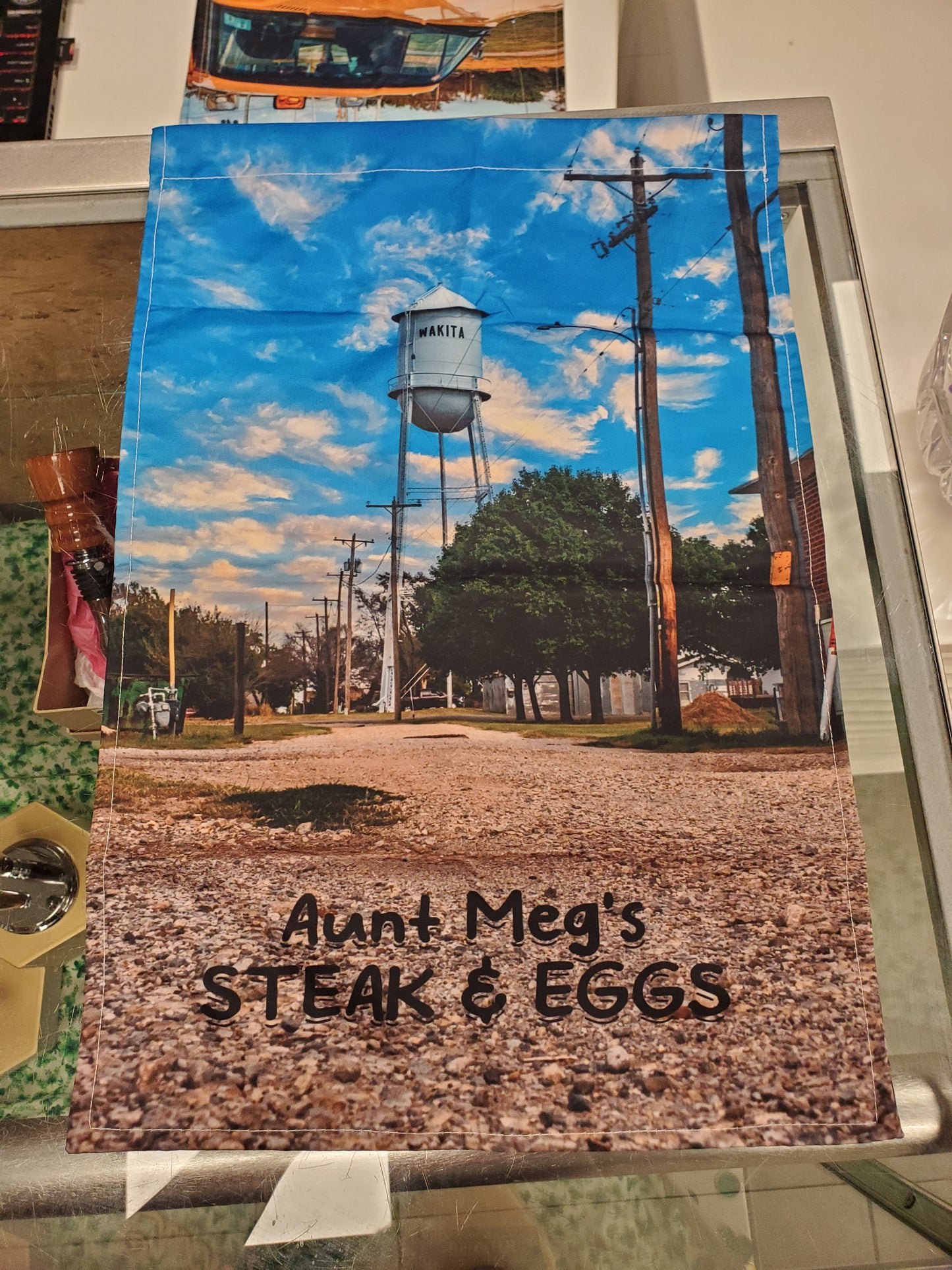 TWISTER JEEP and Aunt Meg Garden Flag | 12.6"x18.9"