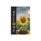 Sunflower Welcome Garden Flag - Floral House Banner for Front Yard