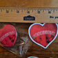 5 Goodnight heart stickers, 1 Goodnight heart Pin