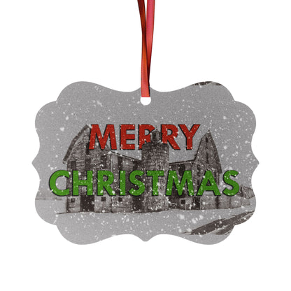 Merry Christmas Aluminum Ornaments - Festive Holiday Decorations (1pc, 5pcs, 10pcs, 20pcs)