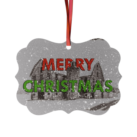 Merry Christmas Aluminum Ornaments - Festive Holiday Decorations (1pc, 5pcs, 10pcs, 20pcs)