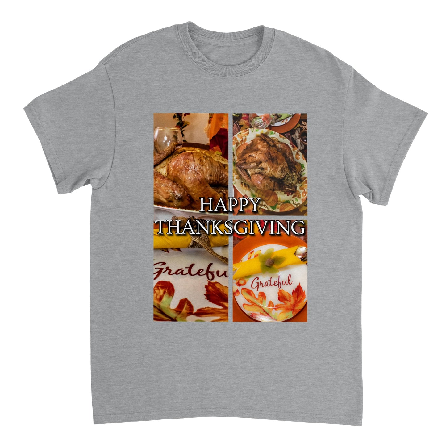Thanksgiving Heavyweight Unisex Crewneck T-shirt