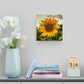 Sunflower Acrylic Wall Clock