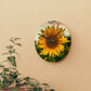 Sunflower Acrylic Wall Clock