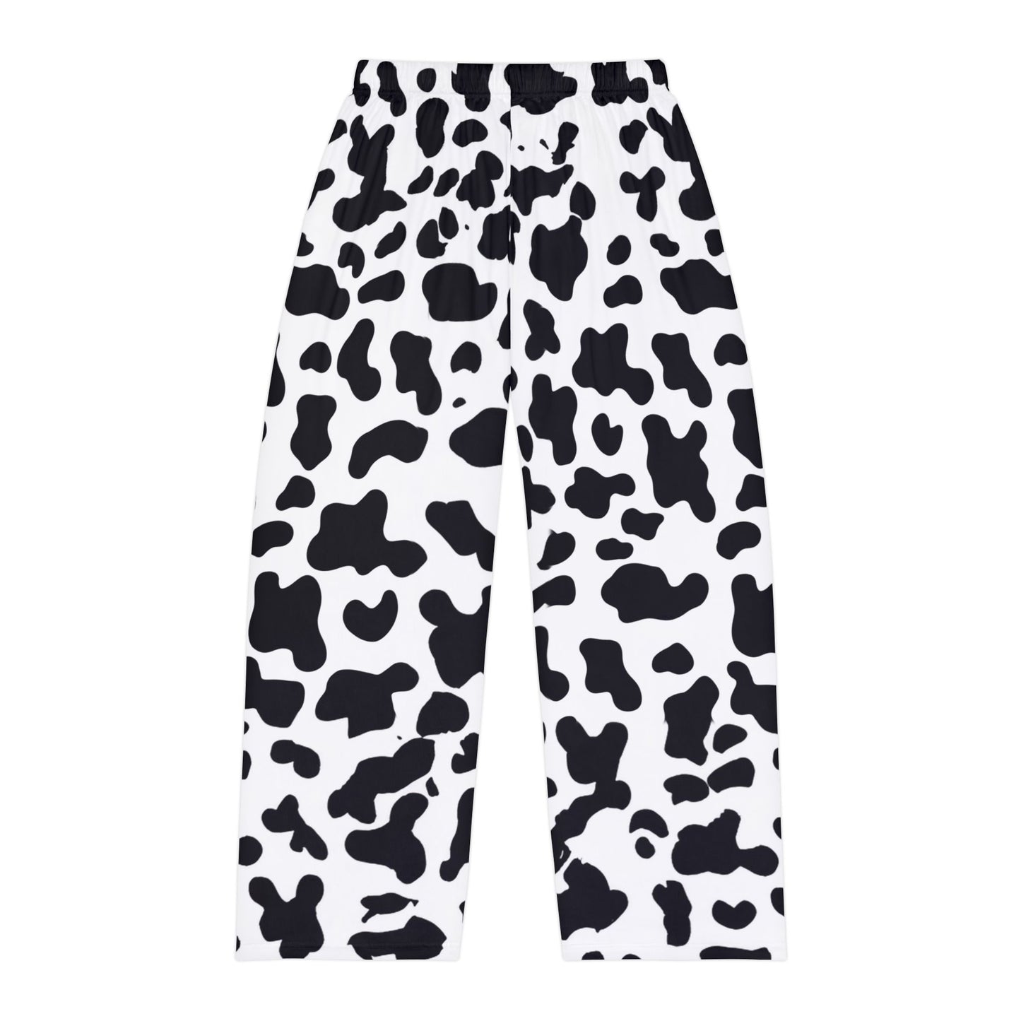Cow Print Men’s Pajama Pants – Novelty 'Didn’t You See My Cows Out Front?' Lounge Trousers